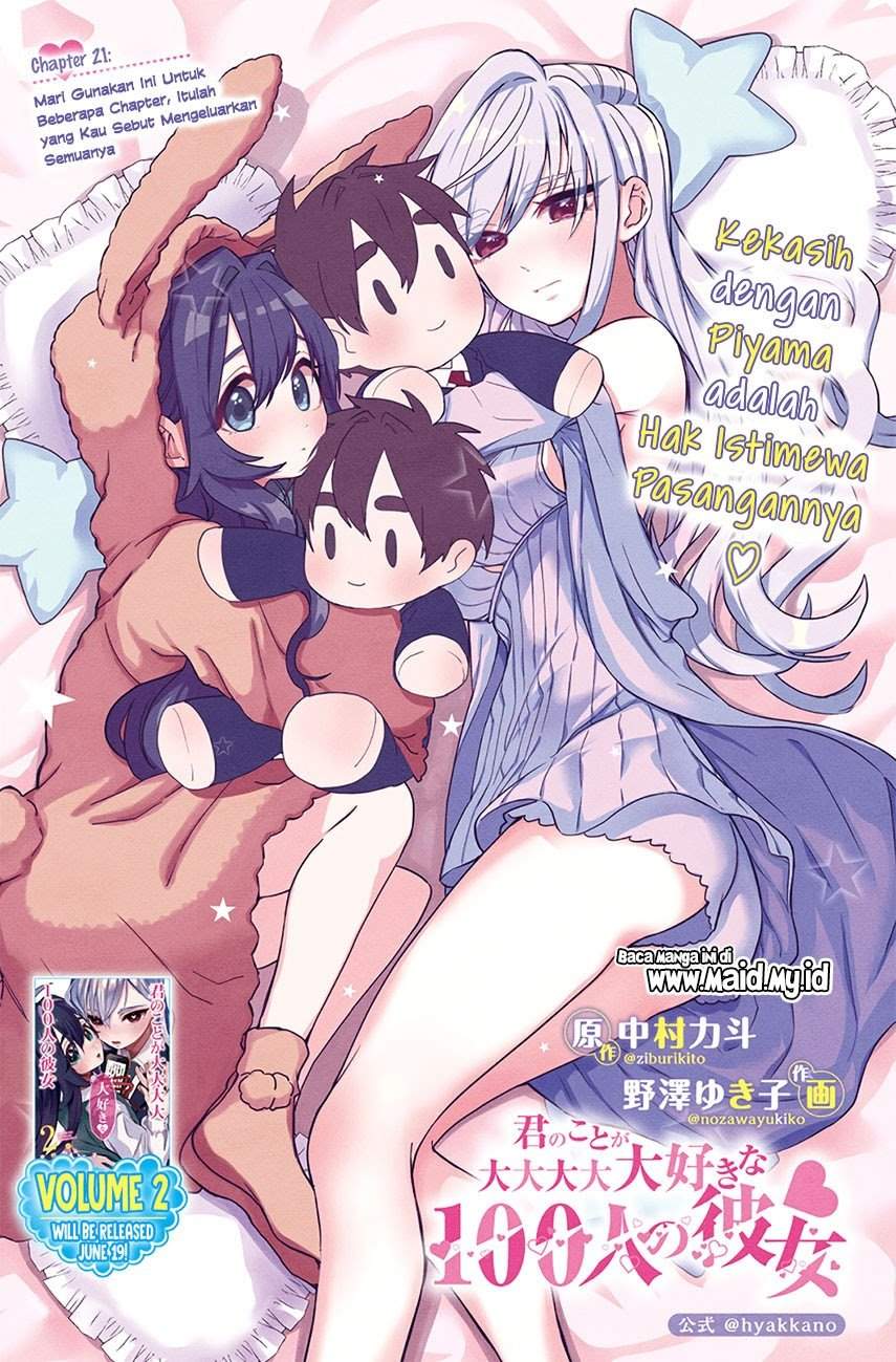 Kimi no Koto ga Dai Dai Dai Dai Daisuki na 100-ri no Kanojo chapter 21